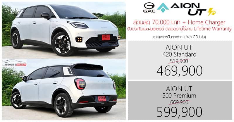 Aion UT ลดราคา motor expo 2025
